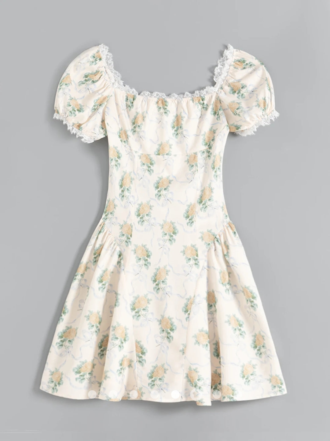 Gathered A-Line Dress
