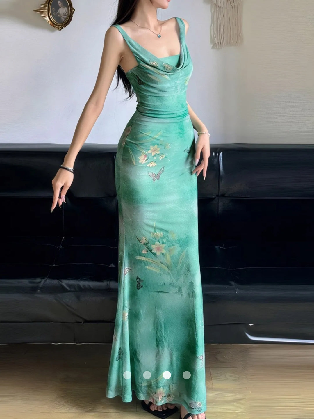 Printed Bodycon Dress