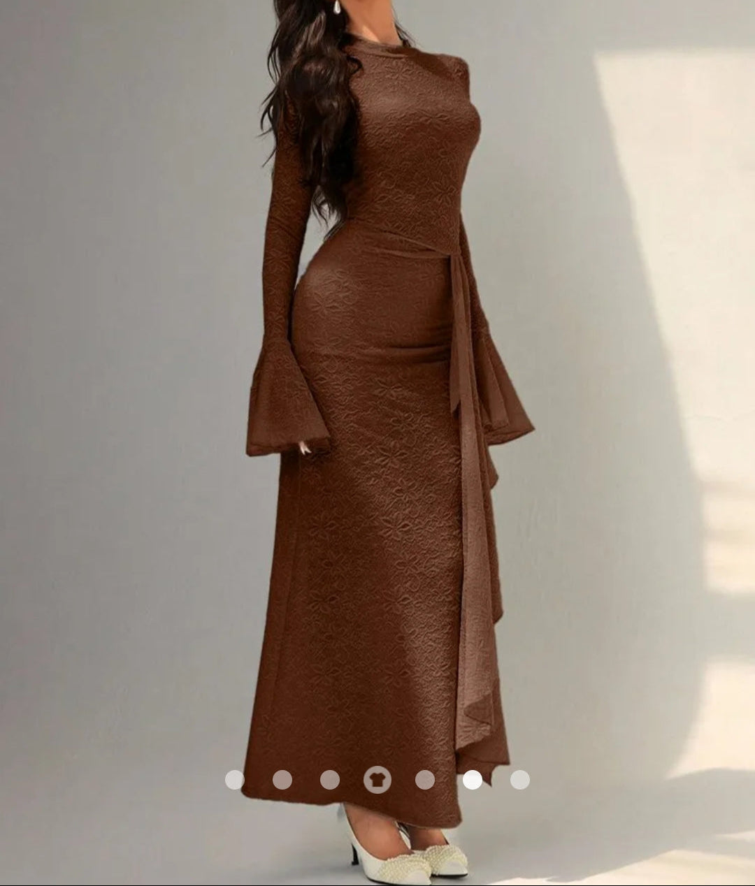 Ruffle A-Line Dress