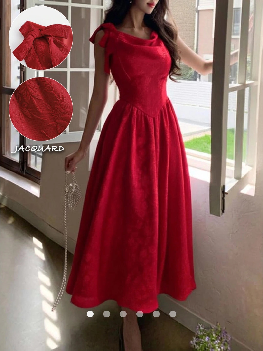 Bow A-Line Dress