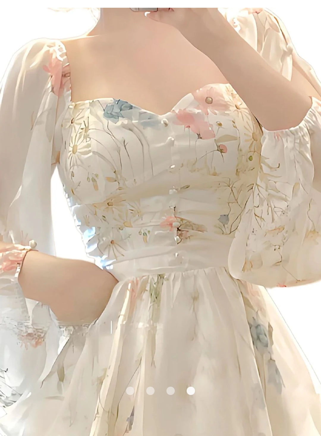 Ruffle A-Line Dress