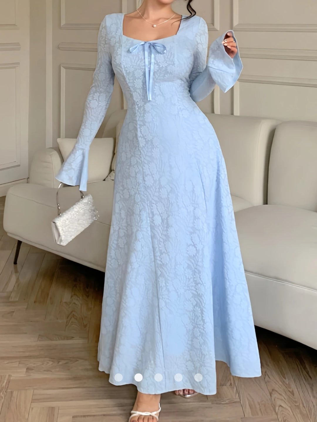 Tie Up A-Line Dress