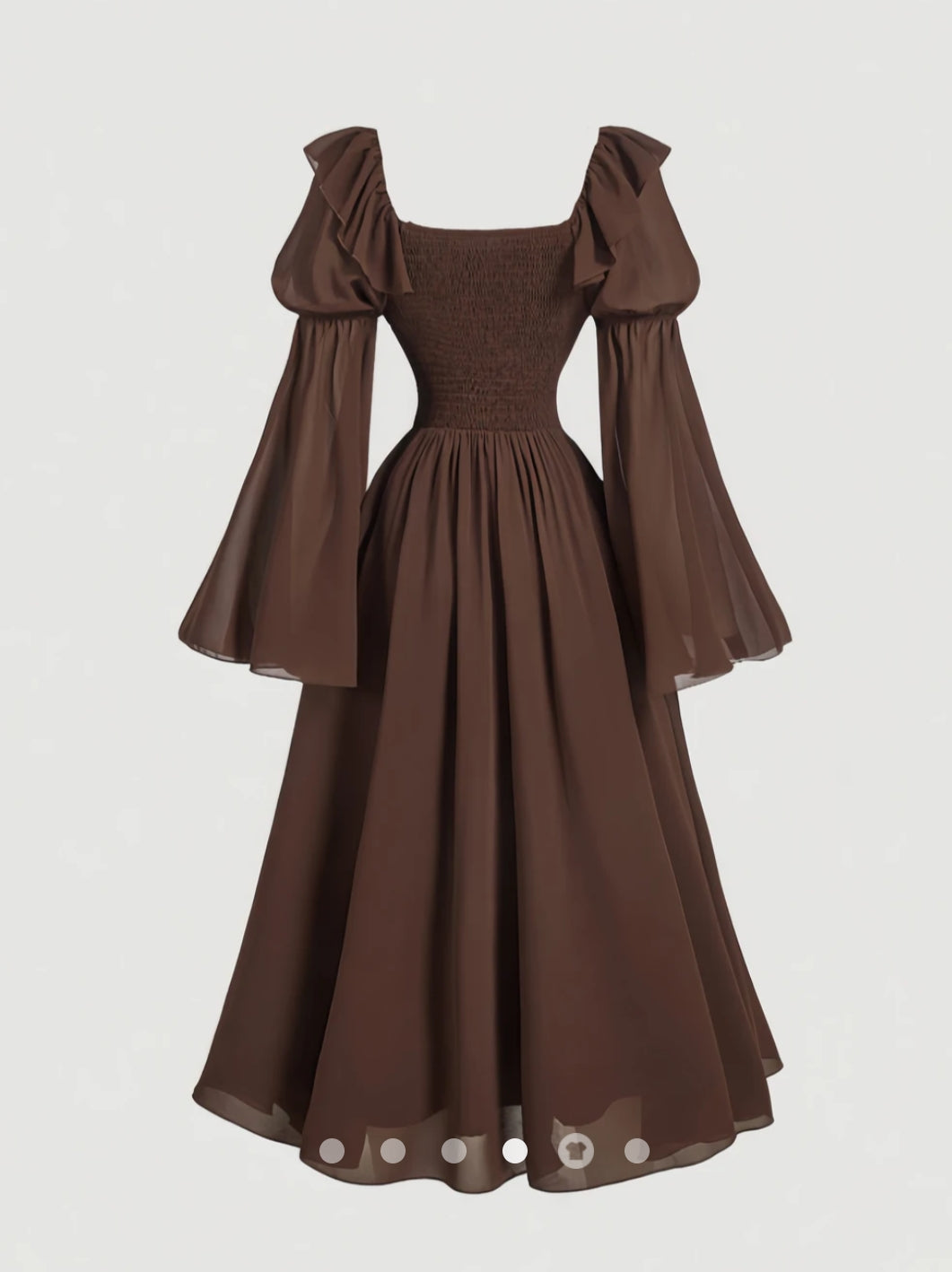 Tie Up A-Line Dress