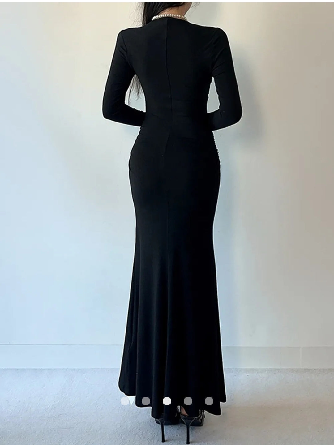 Lace-trimmed Bodycon Dress