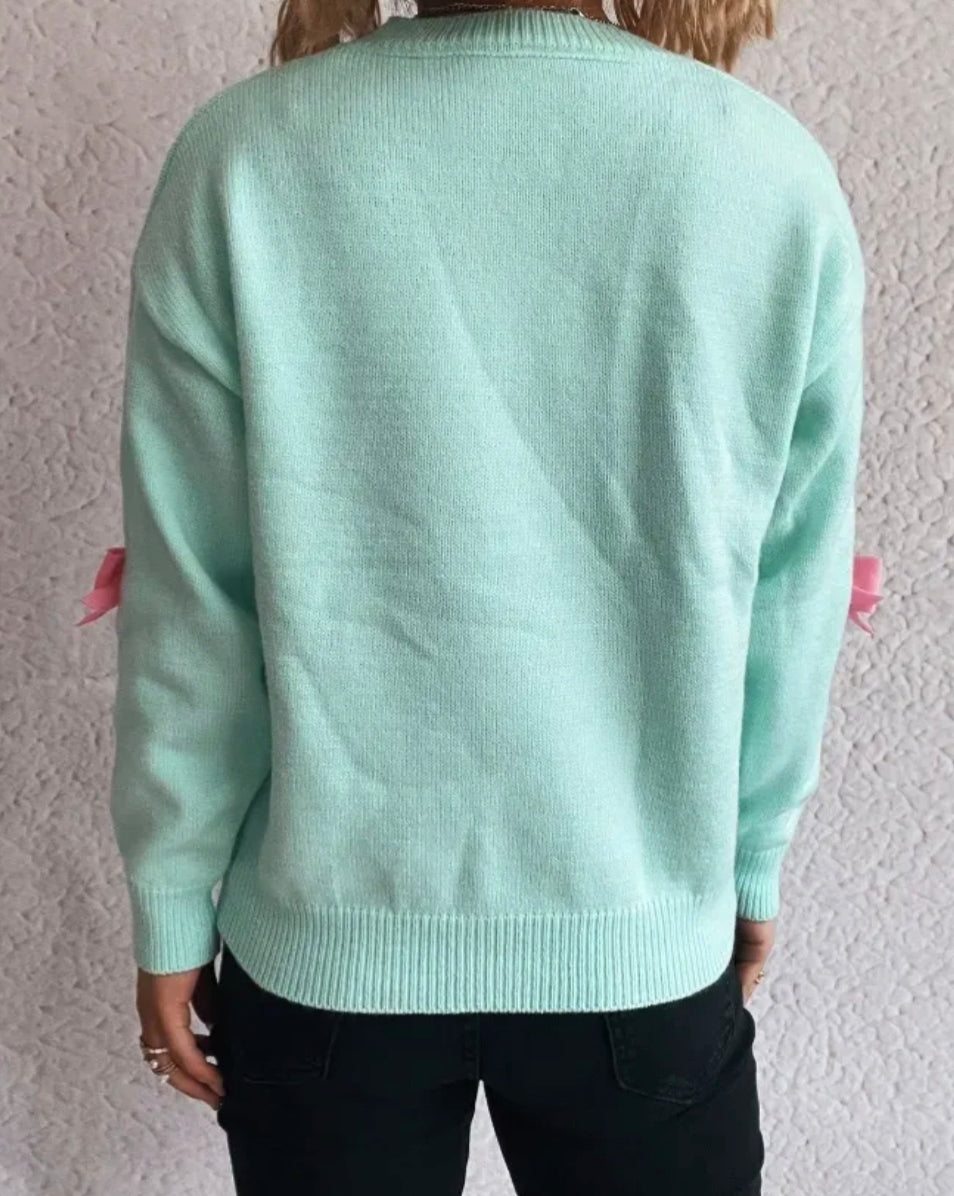 Bow Knit Pullover