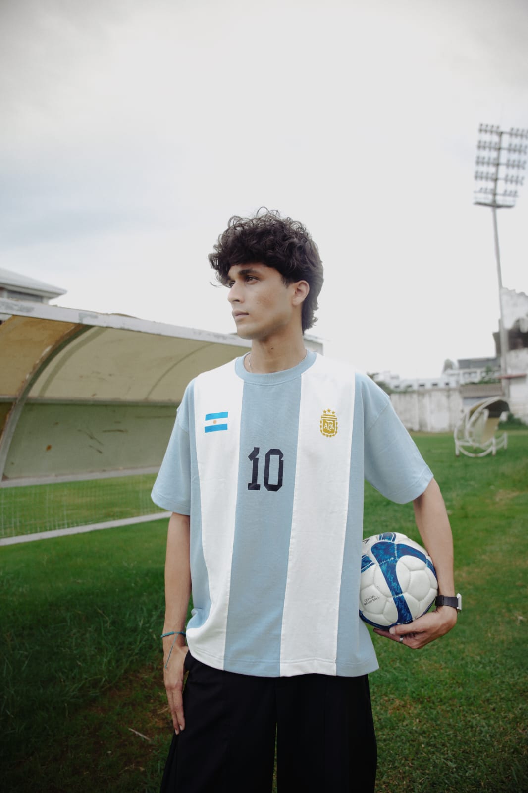 Jersey Style Oversized T-Shirt