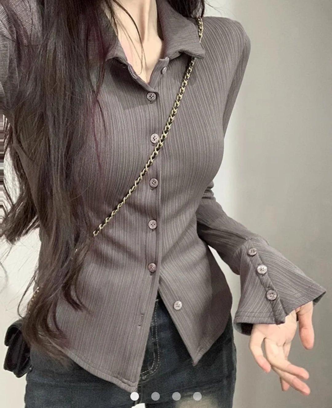 Darted Placket Blouse
