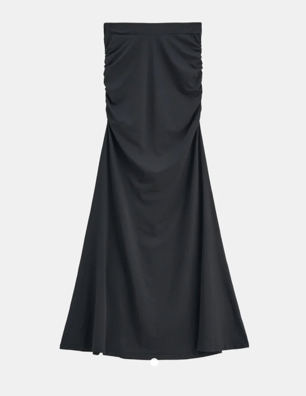 Gathered Pencil Skirt