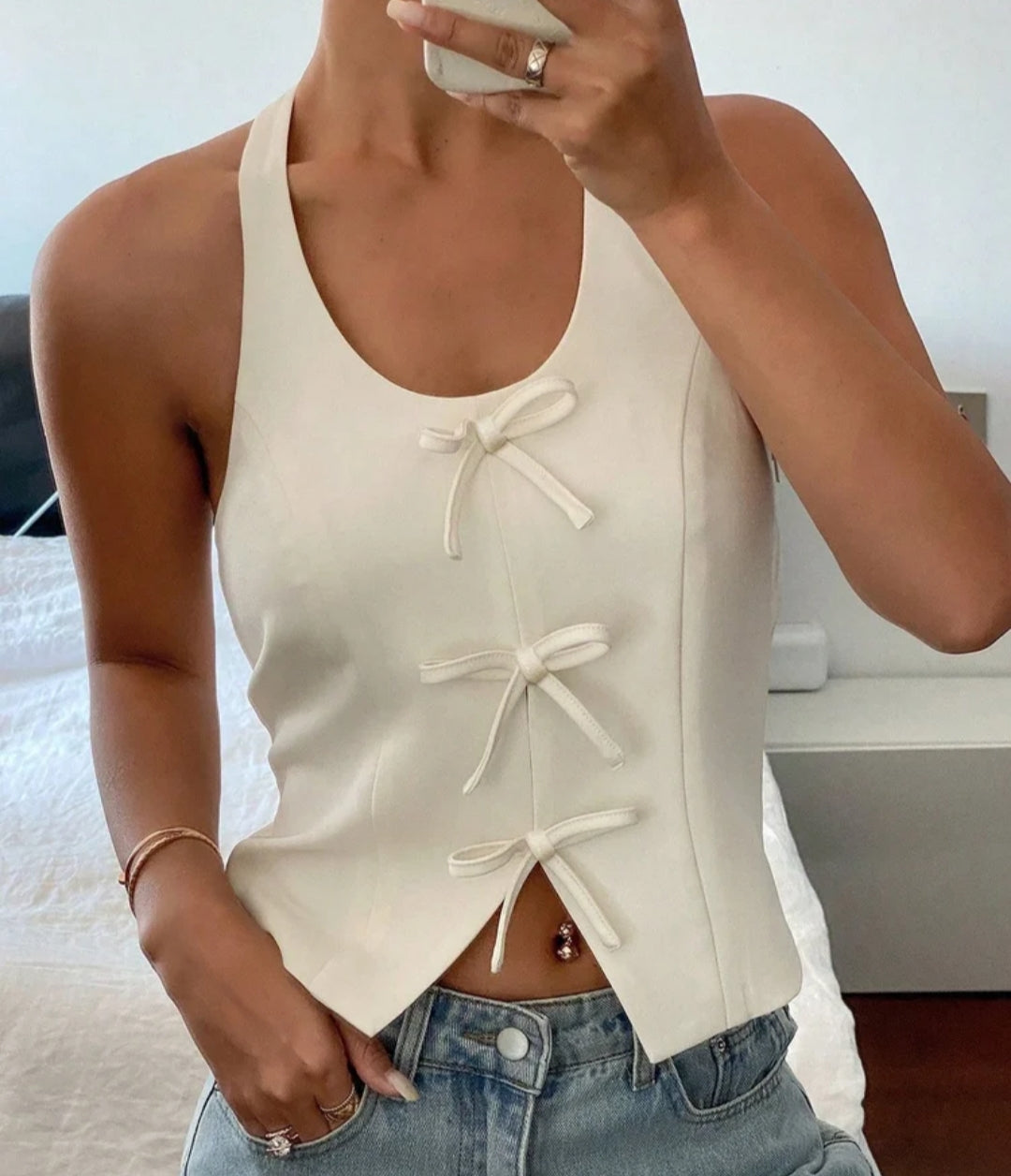 Bow Halter Top