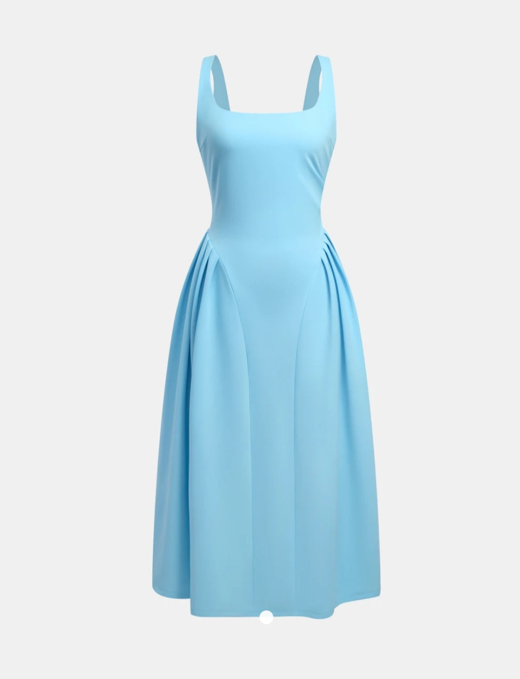 Pleated A-Line Dress