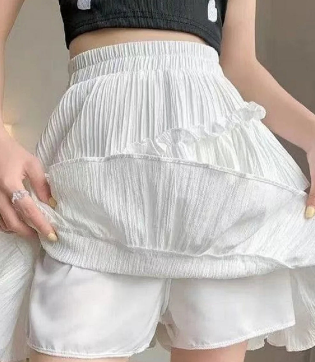 Lettuce trim Circle Skirt