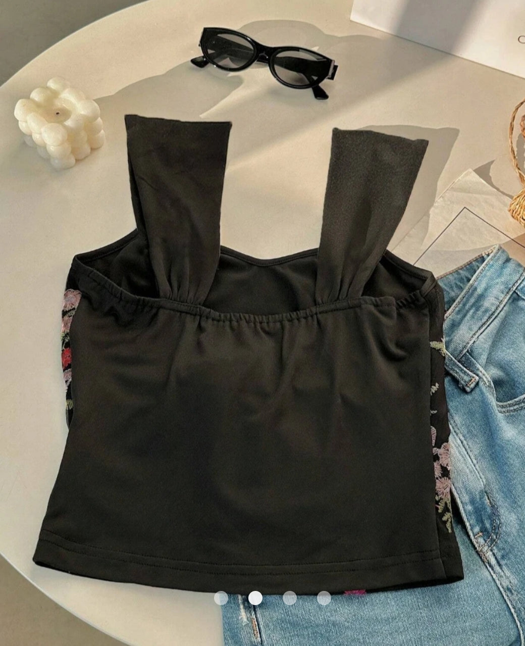 Embroidered Tank Top