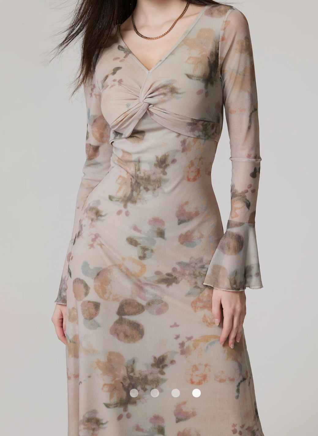 Knotted S-Line Dress