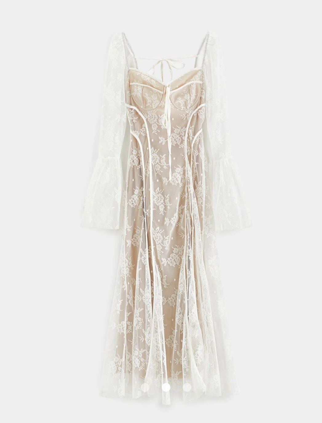 Sheer A-Line Dress