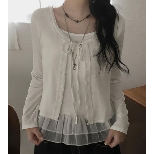 Layered Ruffle Top