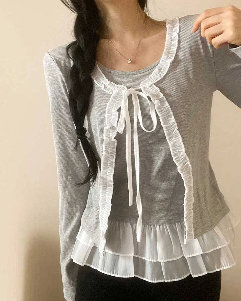Layered Ruffle Top