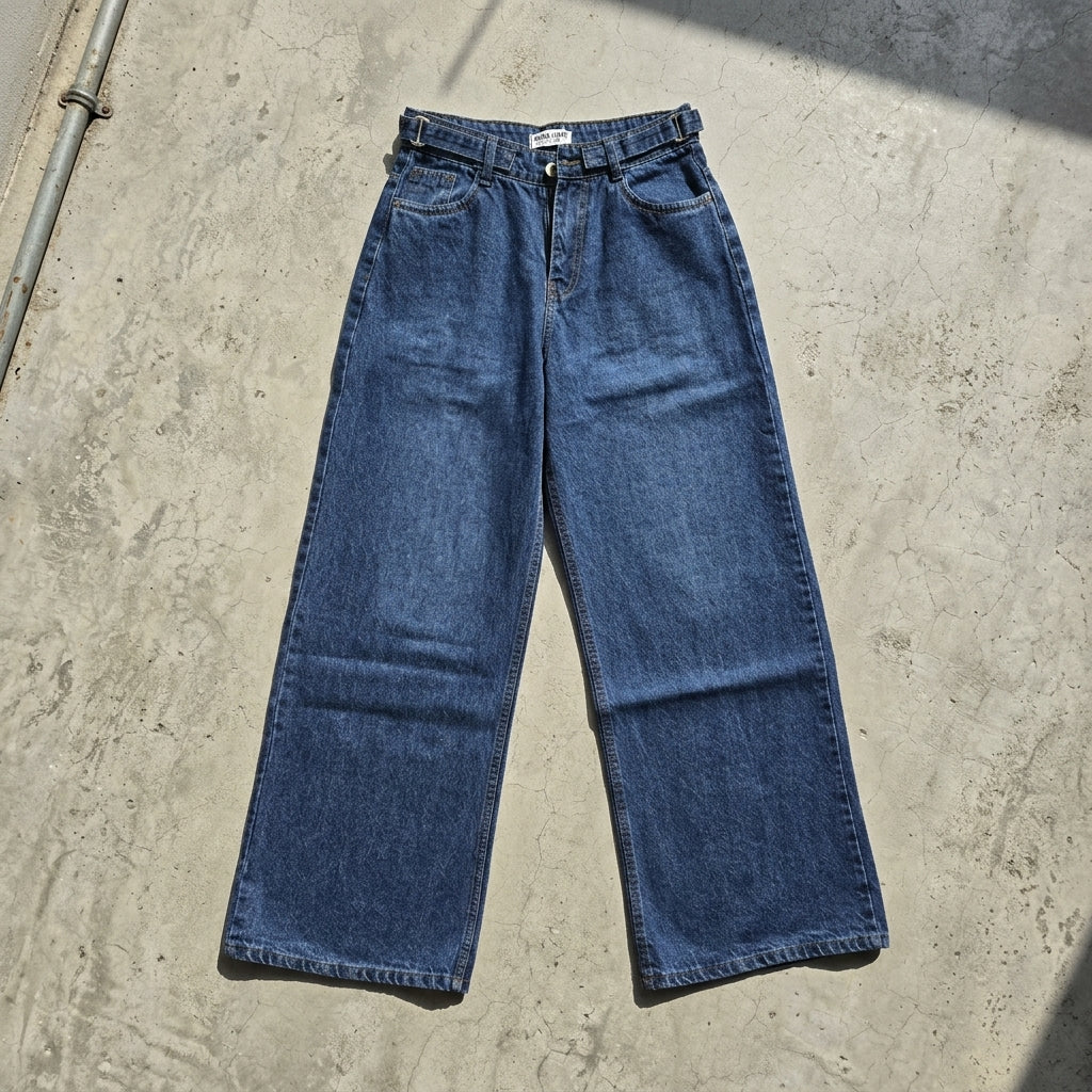 Imported High Waist Ultra Wideleg Jeans