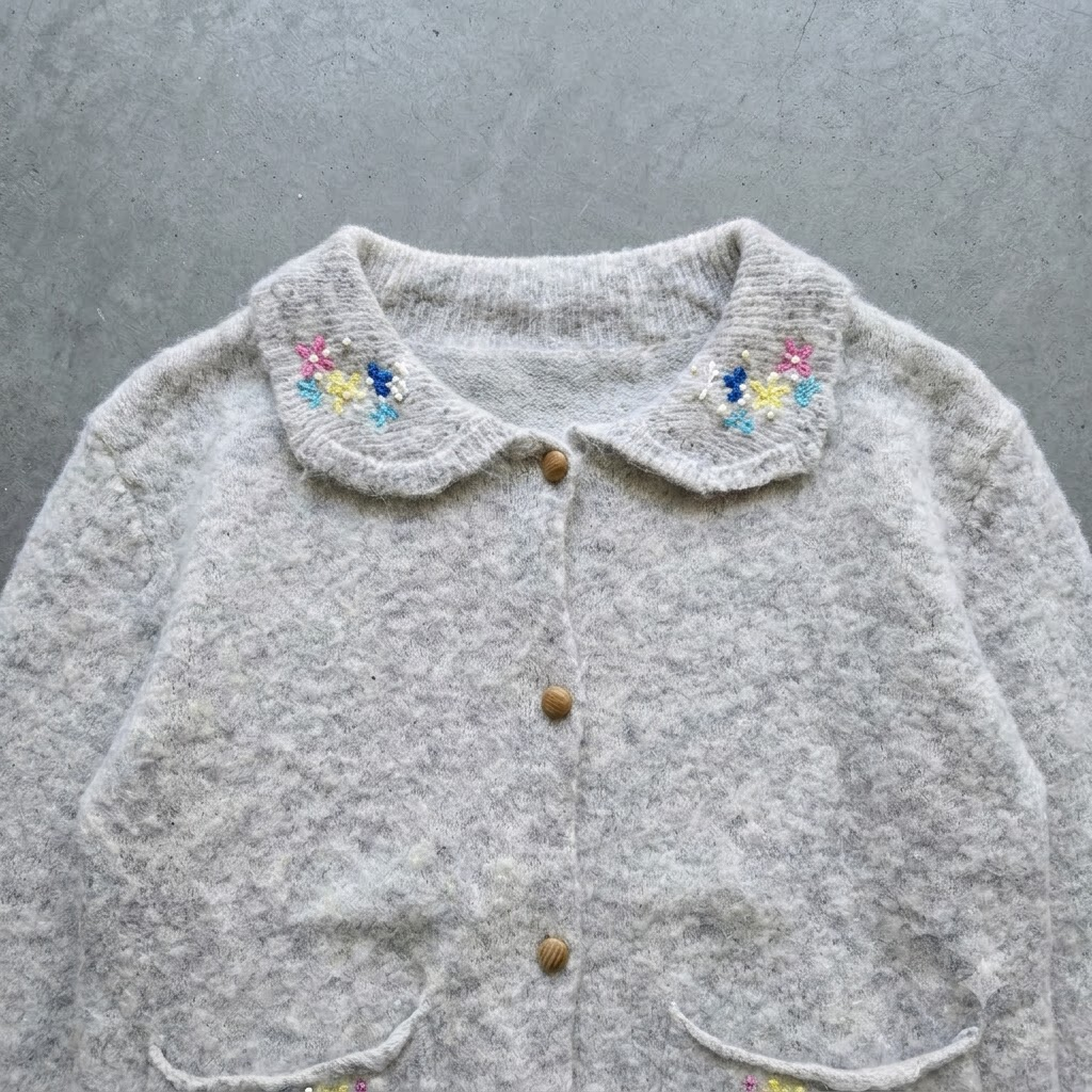 Embroidered Cardigan
