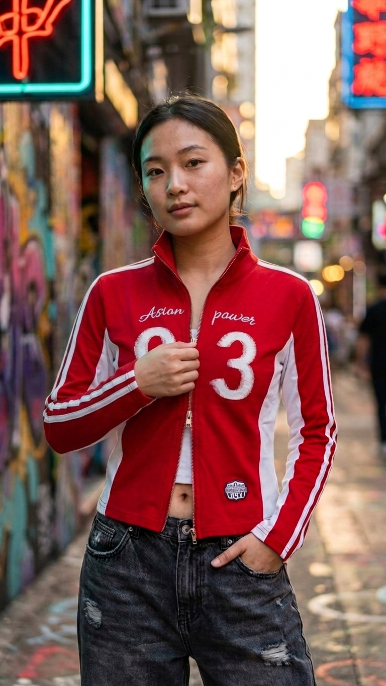Full sleeves Zipper Top