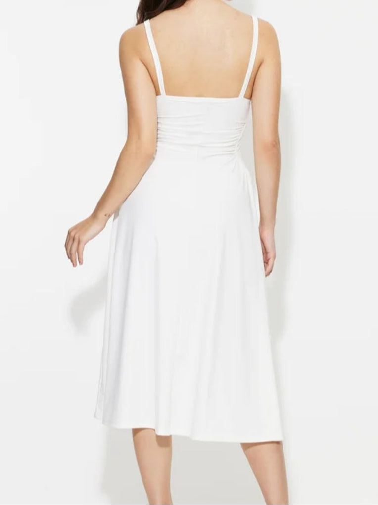 Gathered A-line Dress