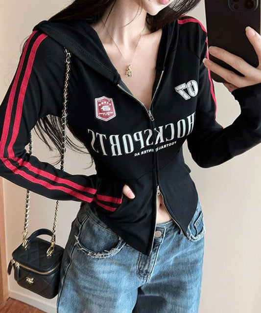 Full Sleeves Zipper Top