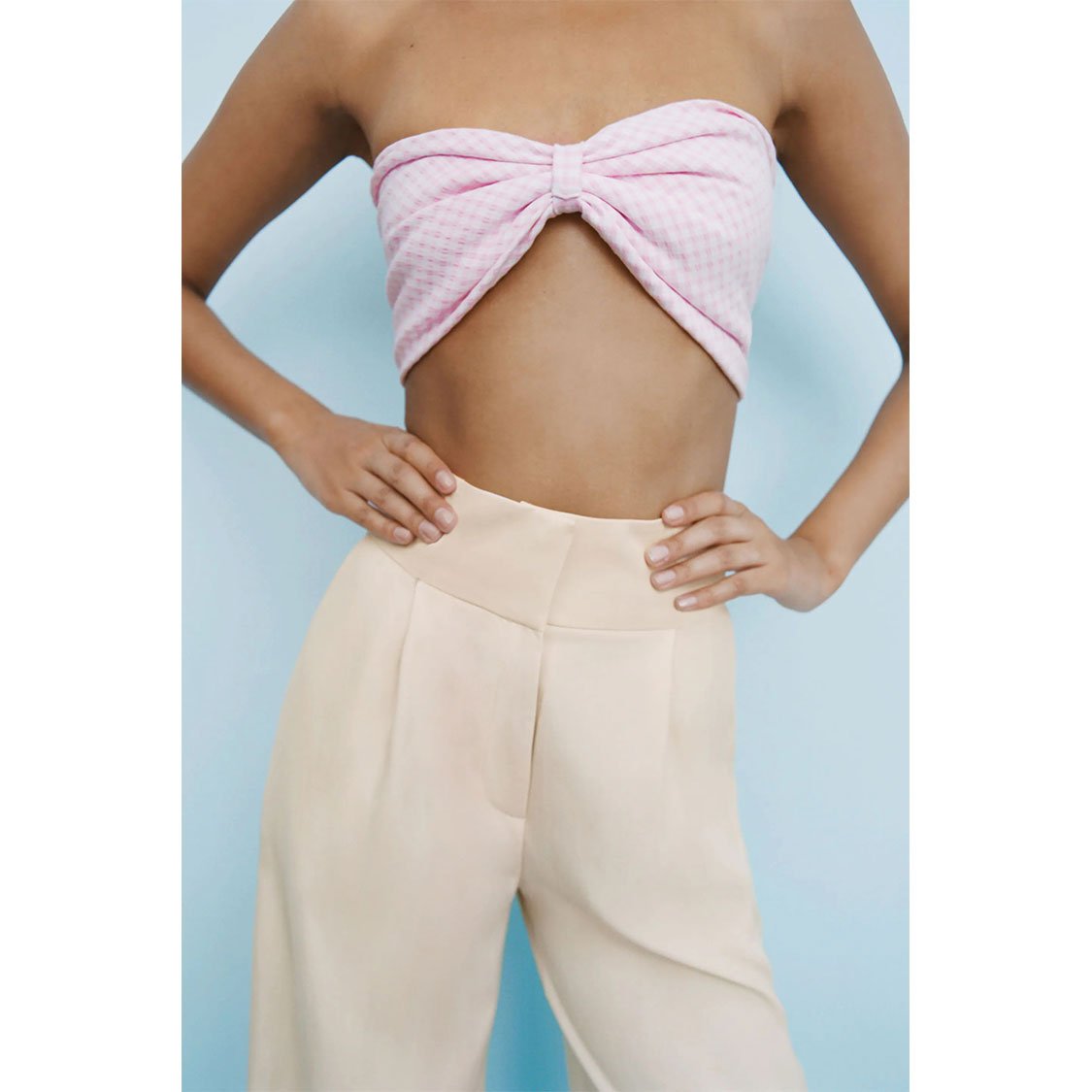 Zara Full Length Wide Leg Trouser