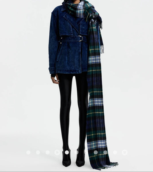 Belted Corduroy Jacket