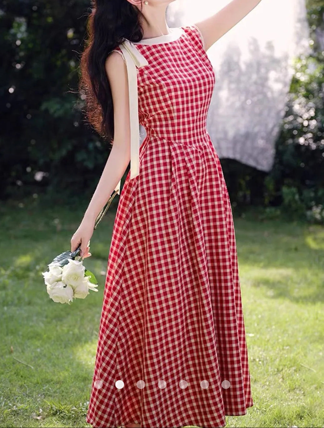Tie Up A-Line Dress