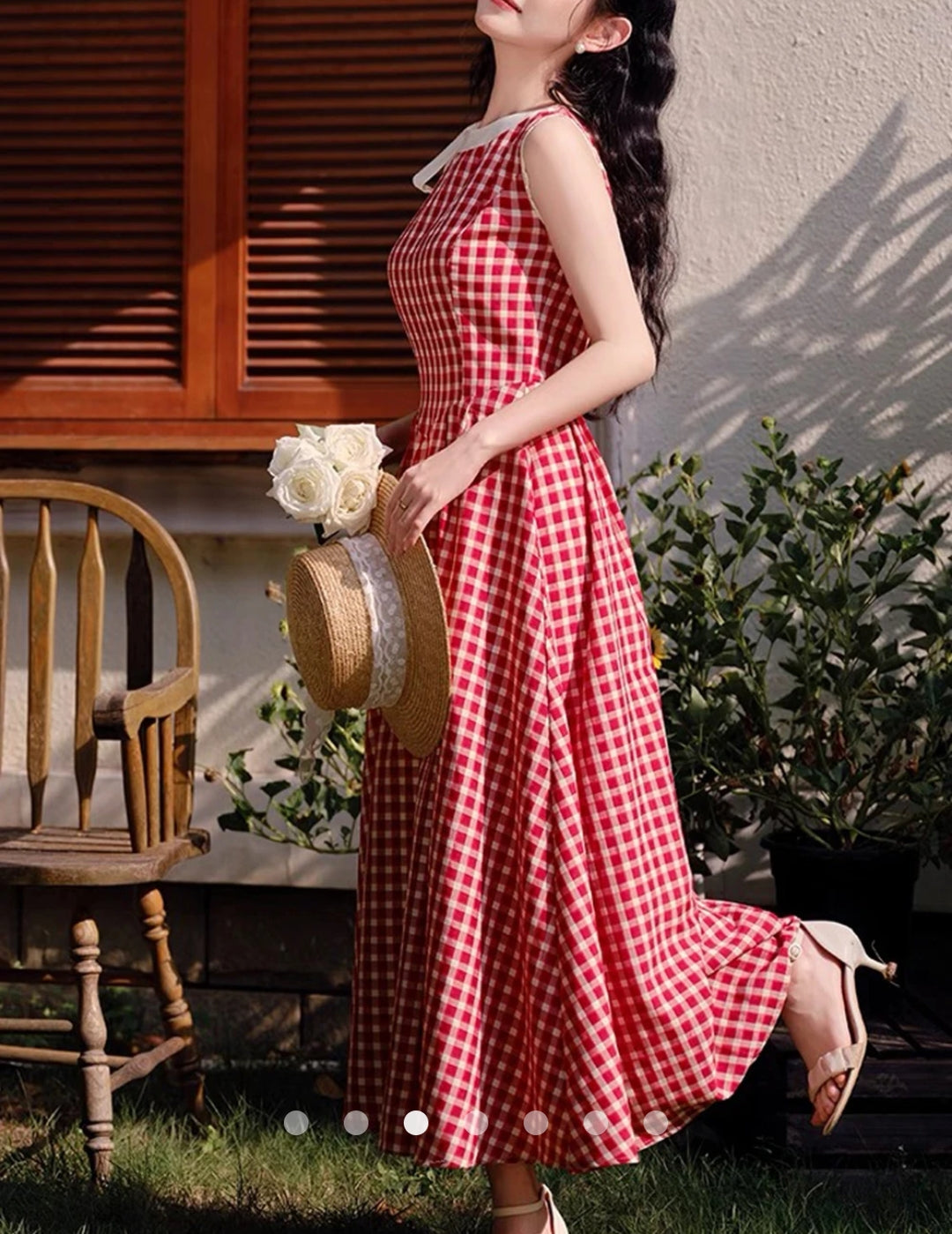 Tie Up A-Line Dress