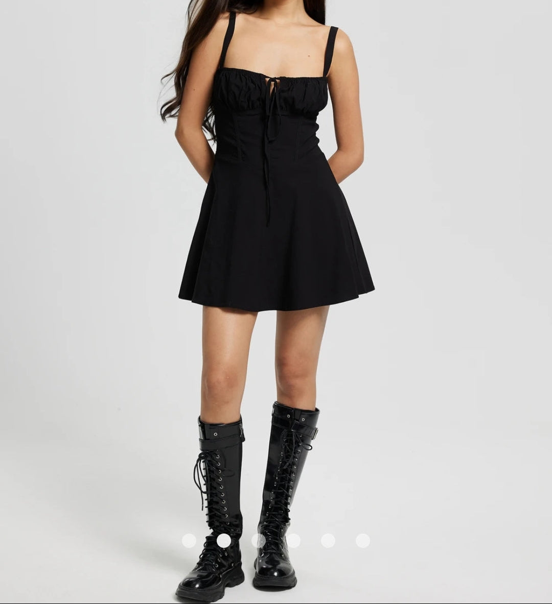 Tied A-Line Dress