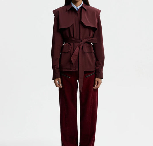 Patchwork Placket Blouse