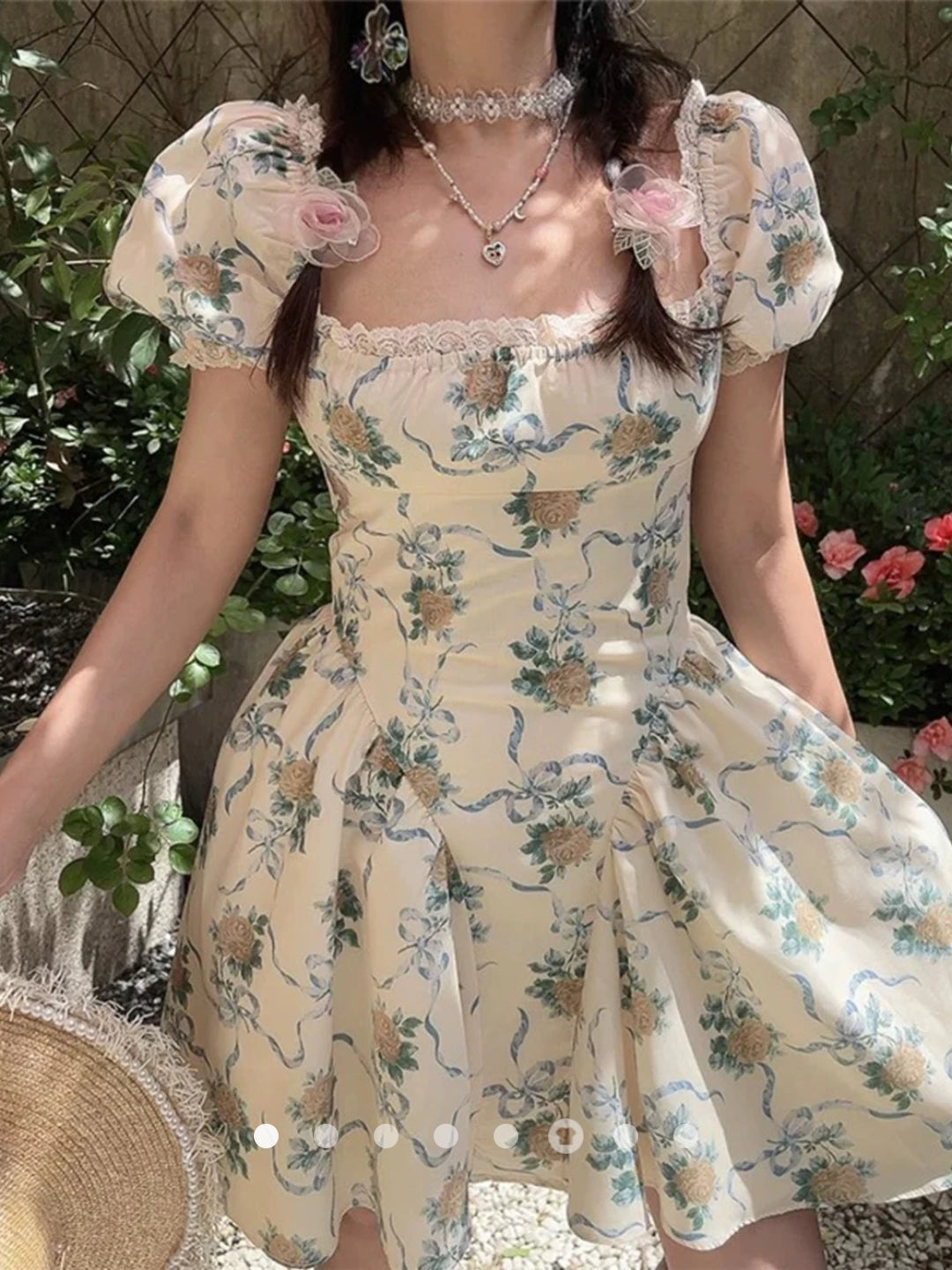 Gathered A-Line Dress