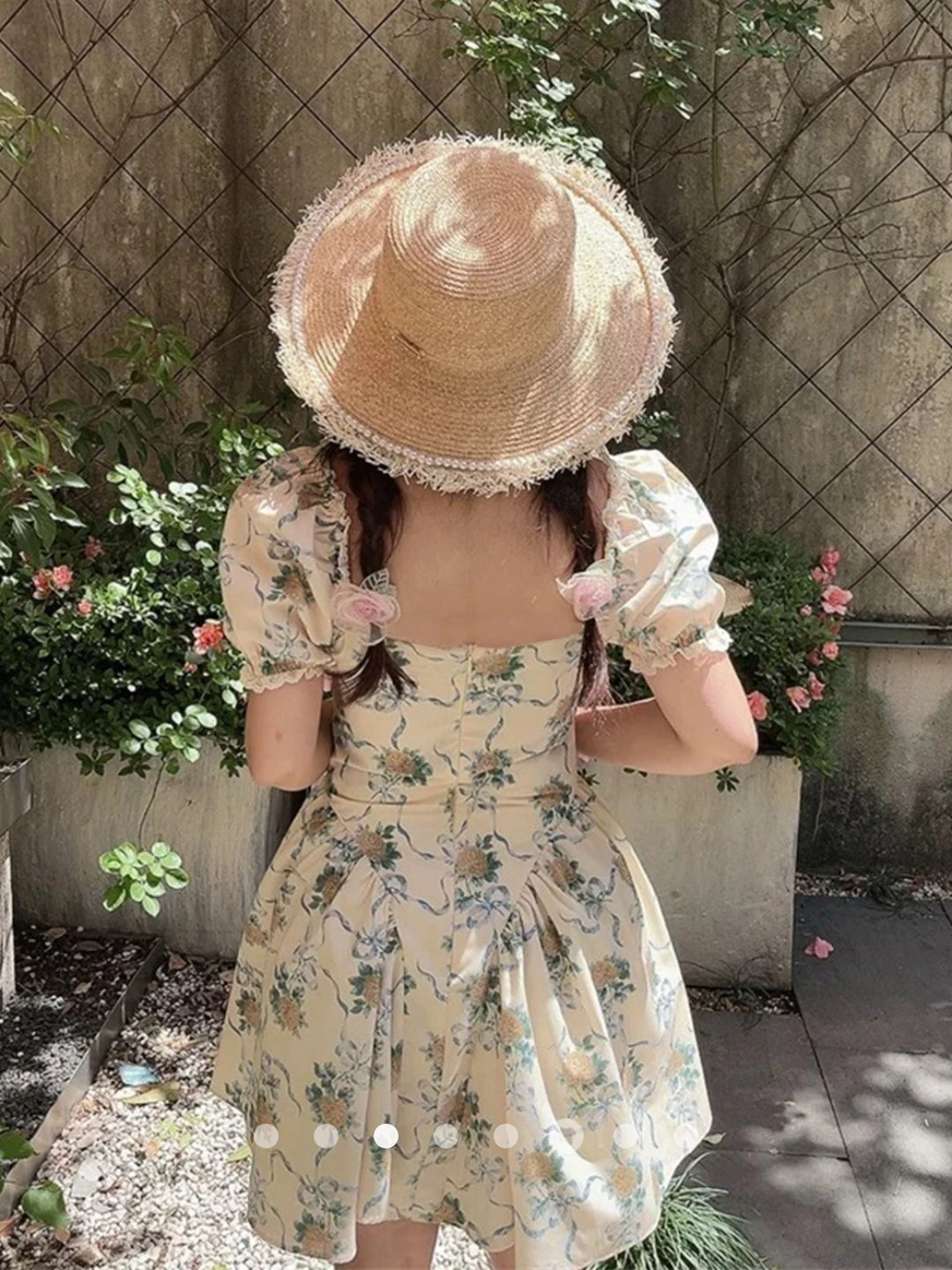 Gathered A-Line Dress
