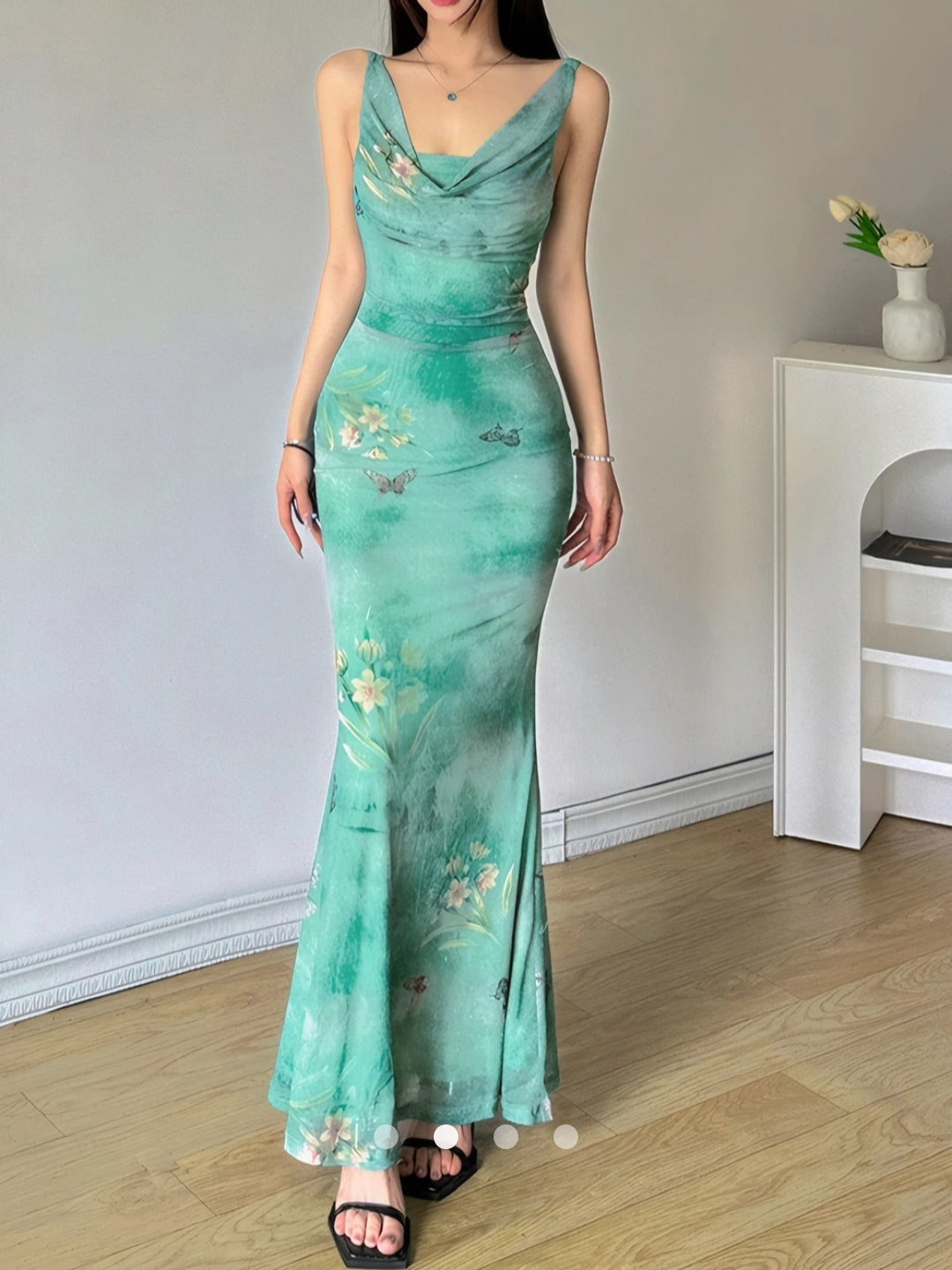 Printed Bodycon Dress