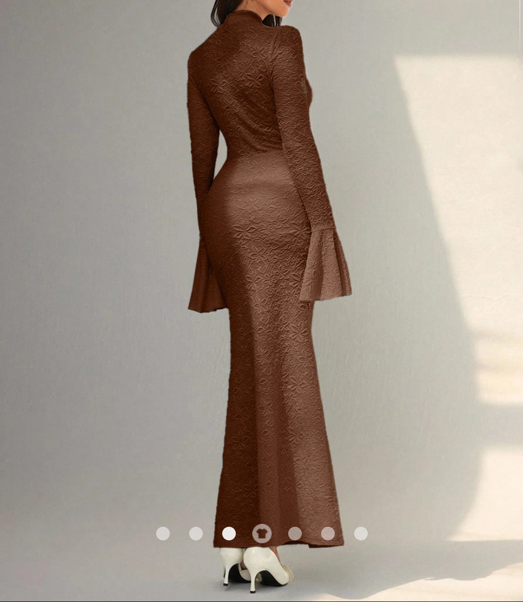 Ruffle A-Line Dress