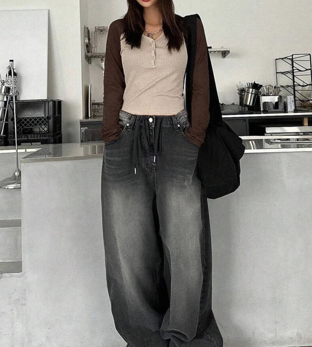 Button Pullover T-Shirt