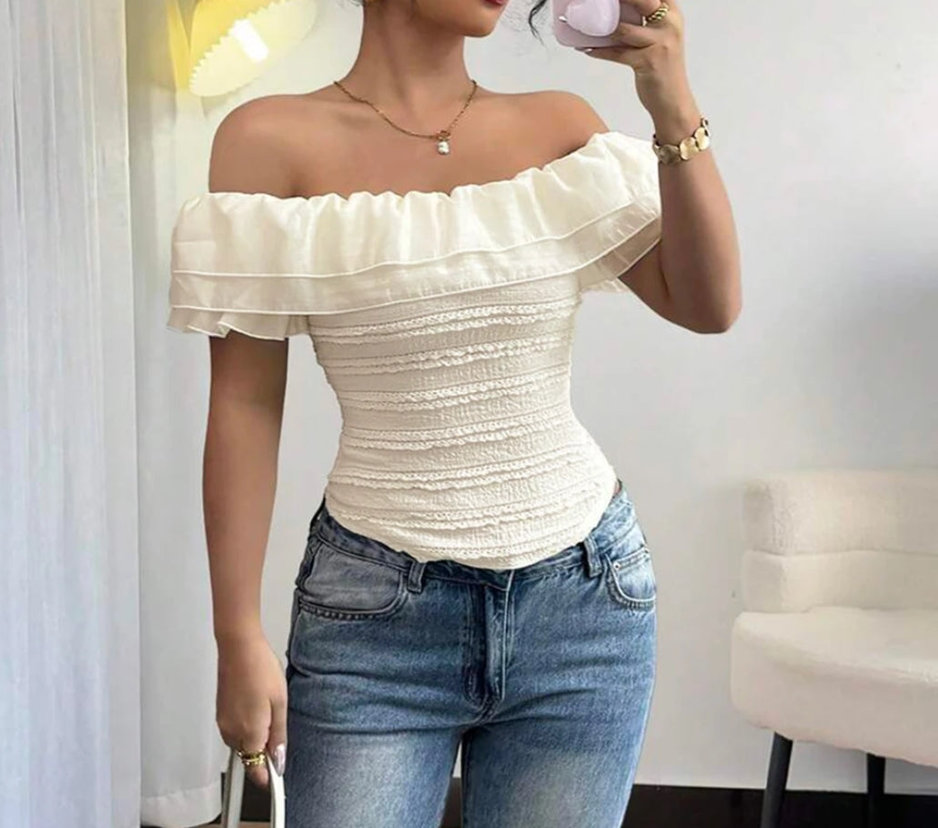 Ruffle Tube Top
