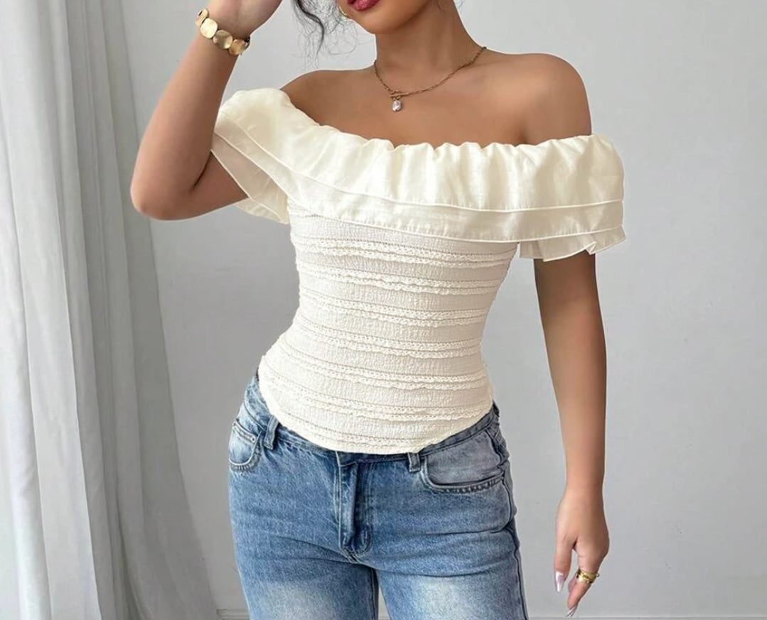Ruffle Tube Top