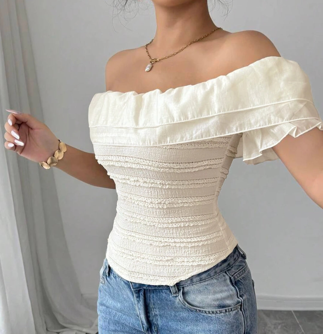 Ruffle Tube Top