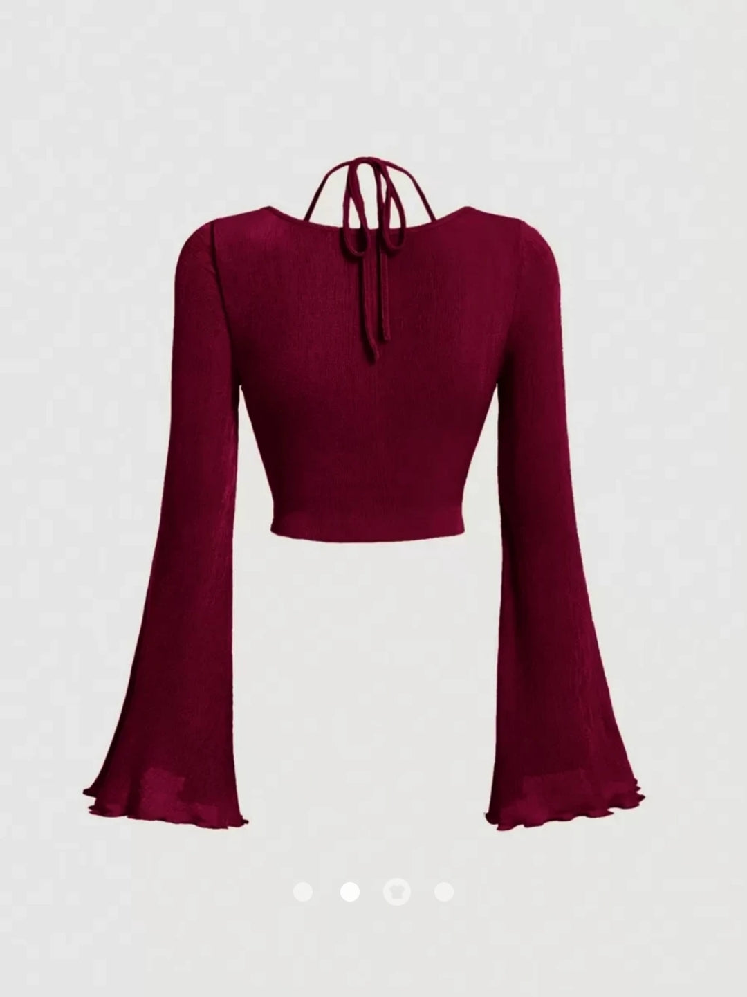 Gathered Bell Sleeves Top
