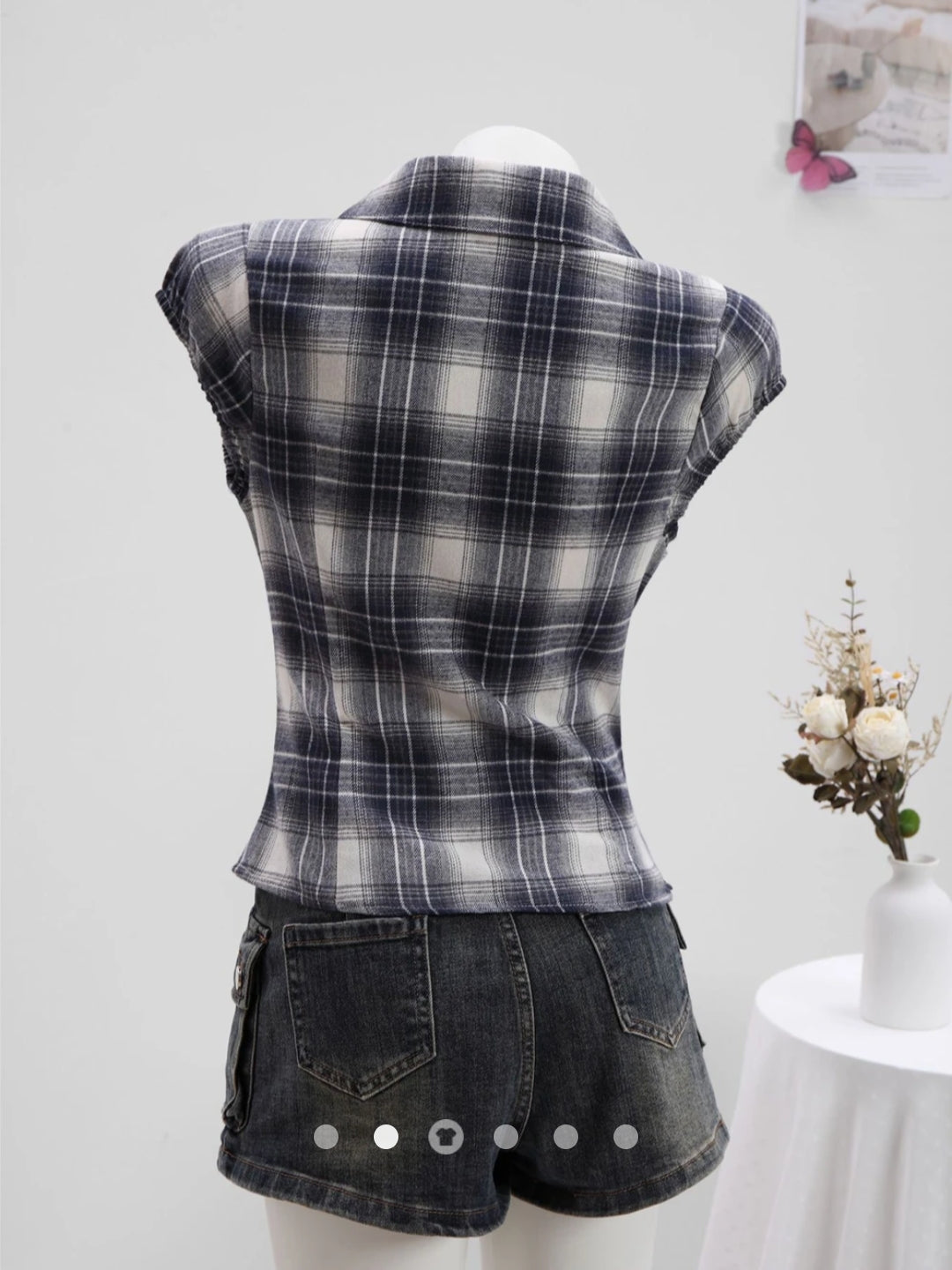 Ruffle Placket Blouse