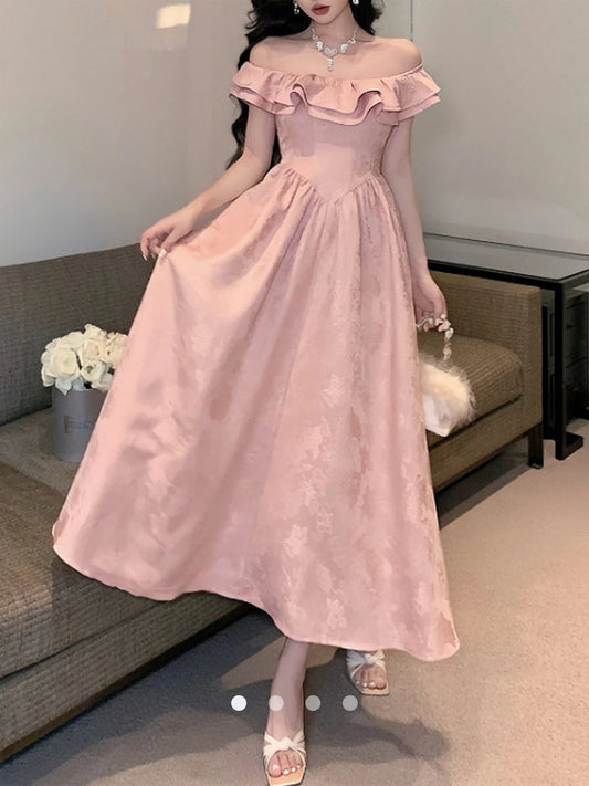 Ruffle A-Line Dress