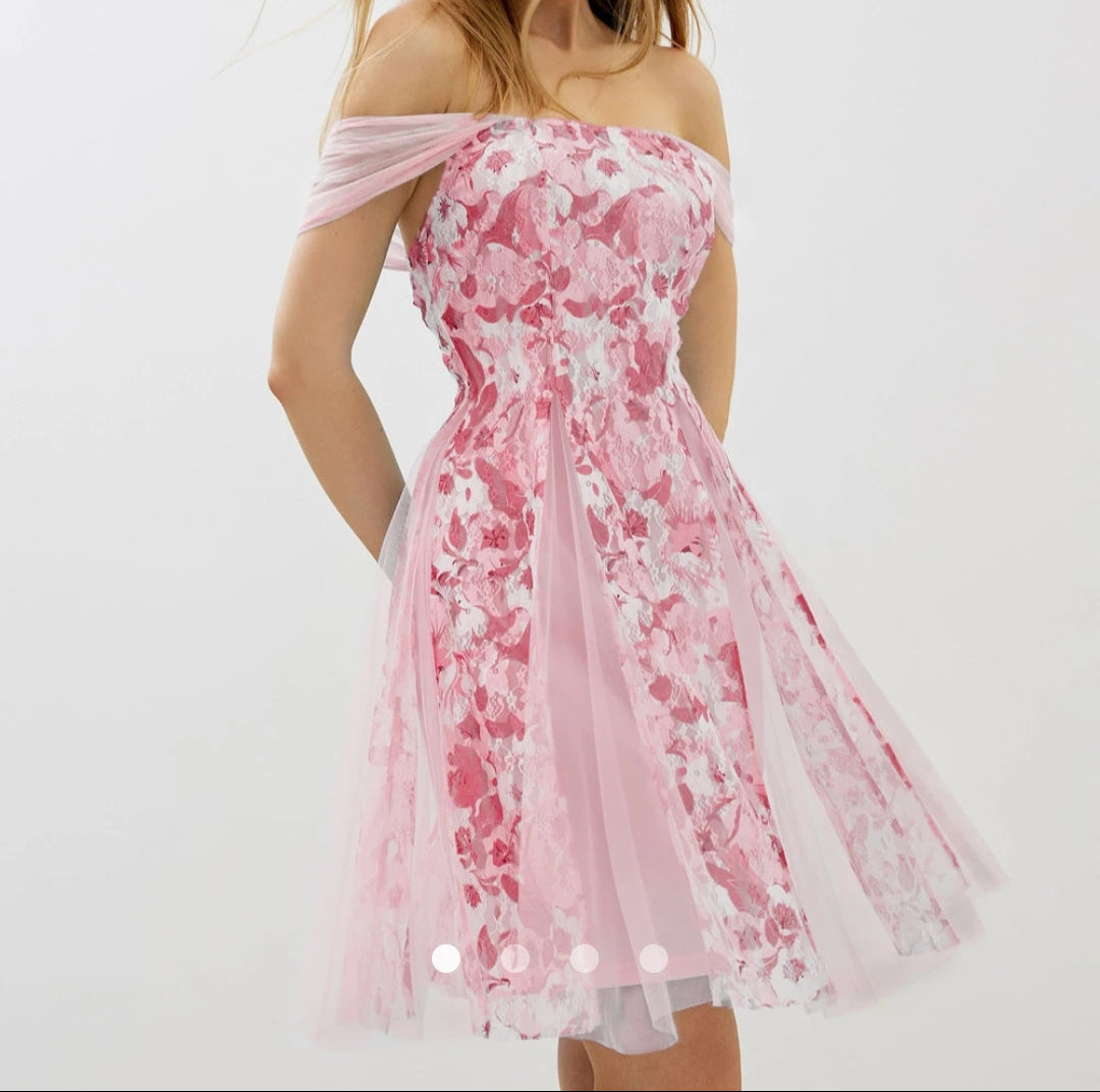 Patchwork A-Line Dress