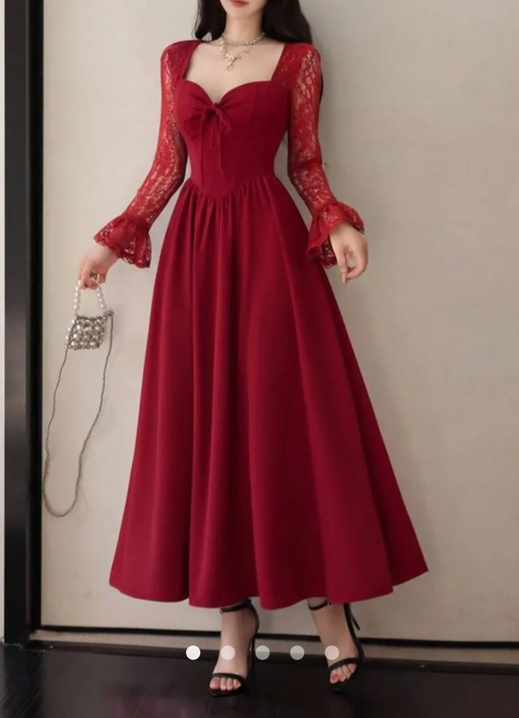 Bow A-Line Dress
