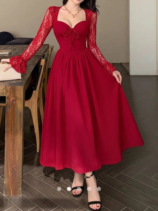 Bow A-Line Dress