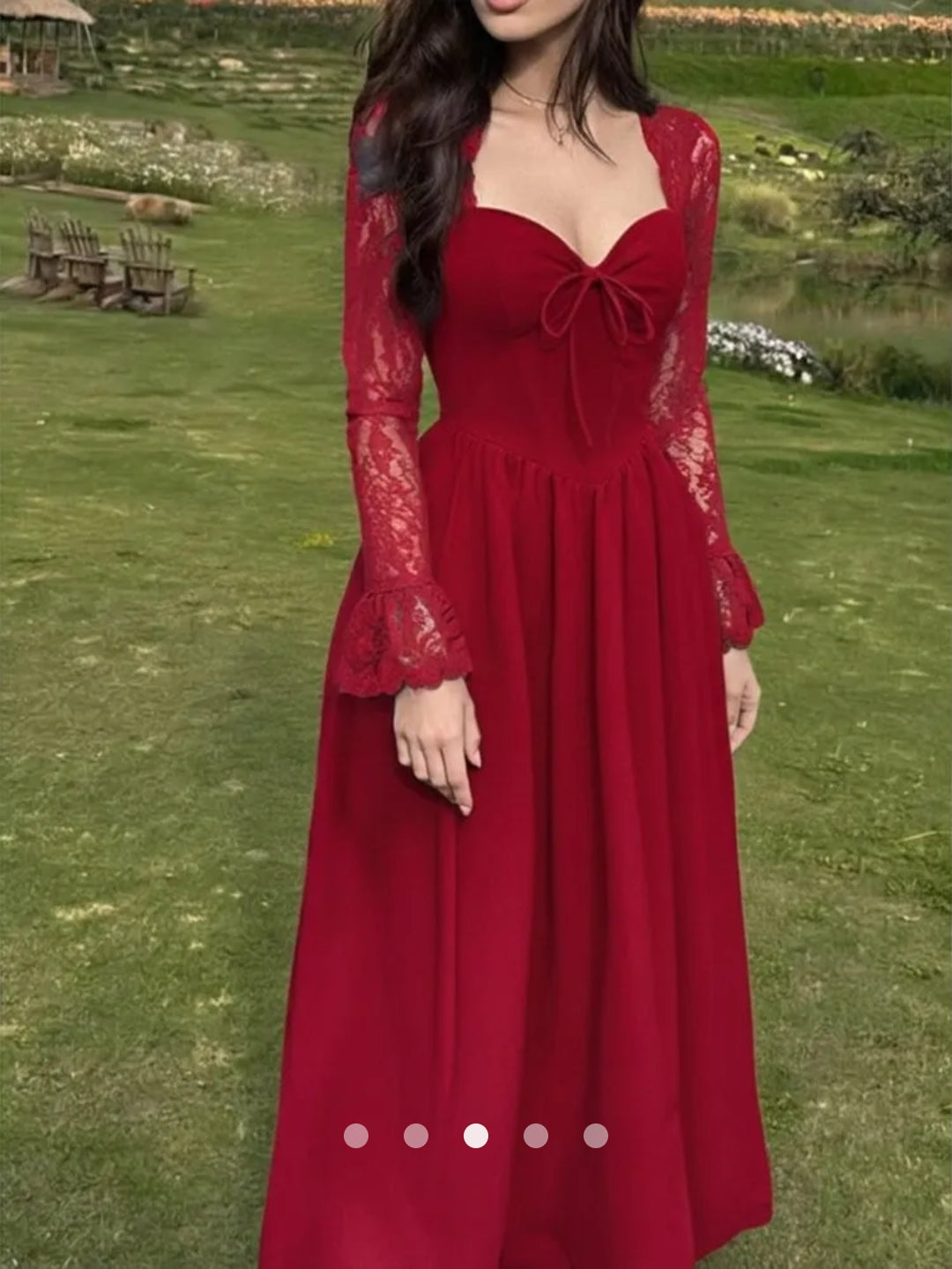 Bow A-Line Dress