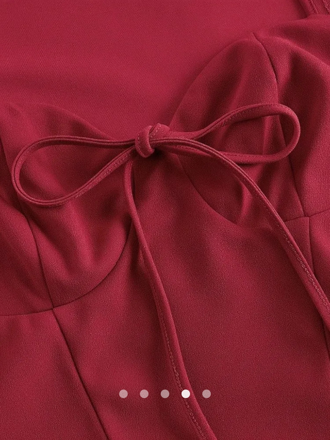 Bow A-Line Dress