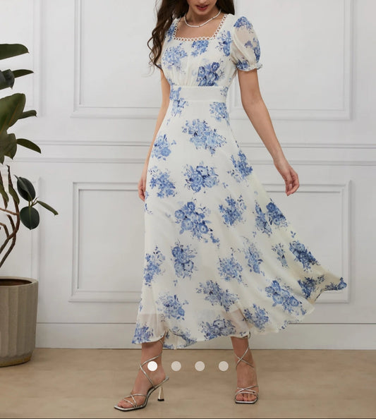 Lace Trimmed Dress