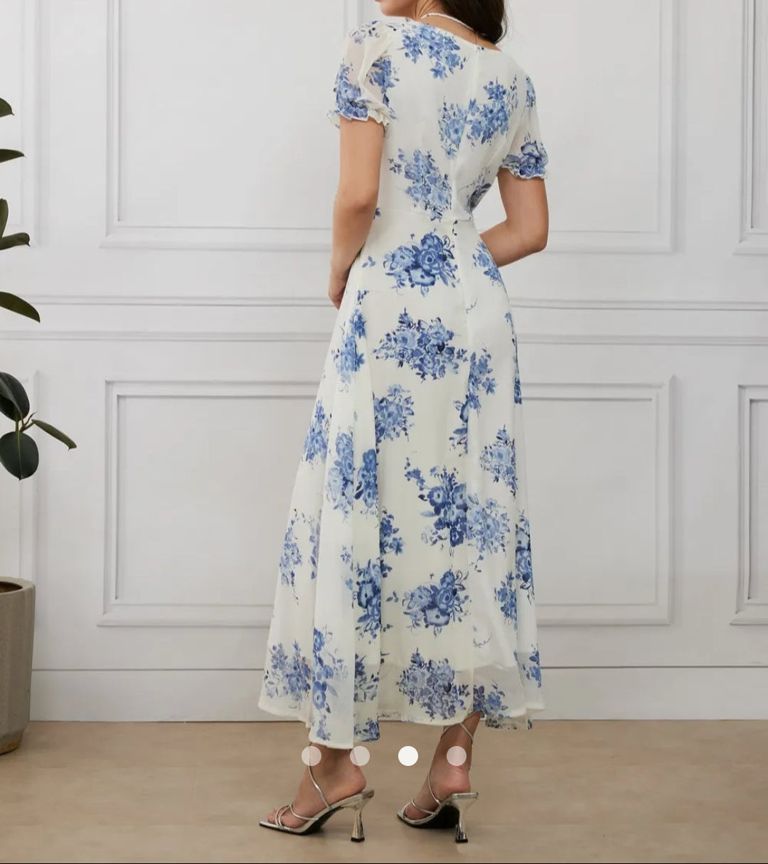 Lace Trimmed Dress