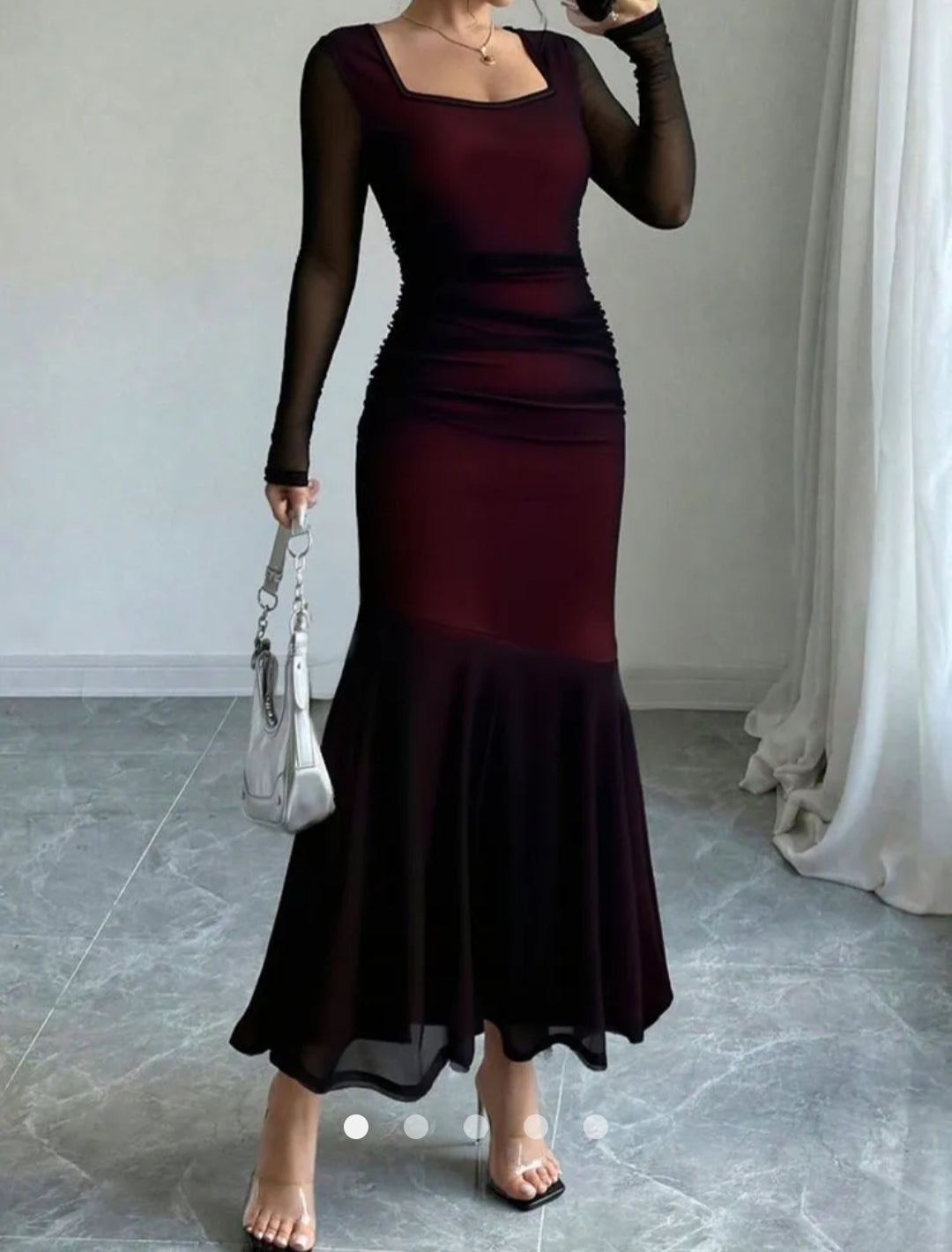 Sheer Bodycon Dress